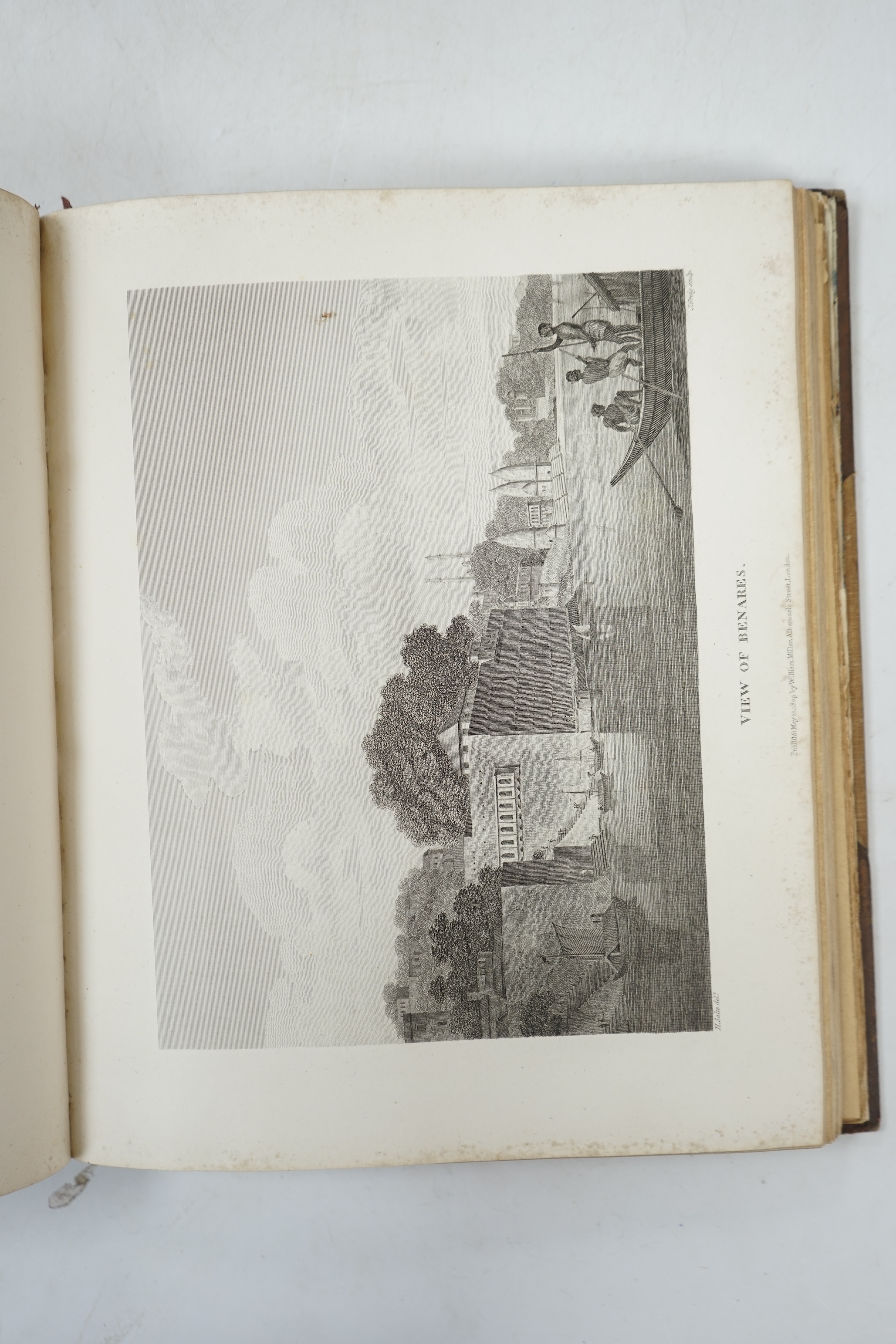 Valentia, George Annesley, Viscount - Voyages and Travels to India, Ceylon, the Red Sea, Abysinnia, and Egypt ... (2nd edition), 3 vols. and atlas of plates (72 including some folded - amongst which are a large plan of A